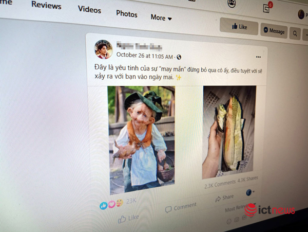 Dân mạng lại chia sẻ tràn lan trò lừa ‘yêu tinh may mắn’ - Ảnh 1. Dân mạng lại chia sẻ tràn lan trò lừa ‘yêu tinh may mắn’ - Ảnh 1.