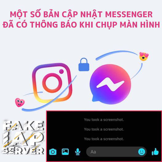 Cộng đồng x&ocirc;n xao trước th&ocirc;ng tin Messenger sẽ gửi th&ocirc;ng b&aacute;o về ch&iacute;nh chủ khi bị chụp lại m&agrave;n h&igrave;nh, thực hư thế n&agrave;o? - Ảnh 1.