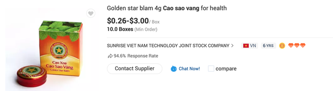 Cao Sao V&agrave;ng huyền thoại của Việt Nam giờ th&agrave;nh h&agrave;ng hot tr&ecirc;n c&aacute;c s&agrave;n mua b&aacute;n thế giới, gi&aacute; l&ecirc;n tới cả triệu đồng mỗi hộp - Ảnh 2.