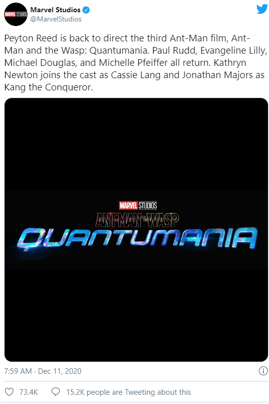 Ant-Man and the Wasp: Quantumania xác nhận nhân vật phản diện chính của phim - Ảnh 2. Ant-Man and the Wasp: Quantumania xác nhận nhân vật phản diện chính của phim - Ảnh 2.