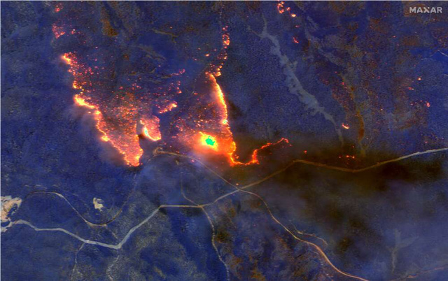 2020 - Một năm khốc liệt của tự nhiên và cả con người: Chùm ảnh từ vệ tinh ghi lại những sự kiện đã định hình lại thế giới trong năm qua - Ảnh 1. 2020 - Một năm khốc liệt của tự nhiên và cả con người: Chùm ảnh từ vệ tinh ghi lại những sự kiện đã định hình lại thế giới trong năm qua - Ảnh 1.