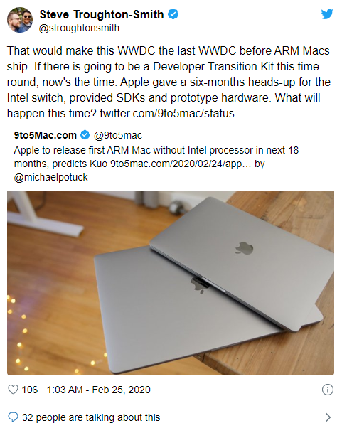 M&aacute;y Mac đầu ti&ecirc;n d&ugrave;ng chip ARM sẽ ra mắt v&agrave;o nửa đầu năm 2021 - Ảnh 2.