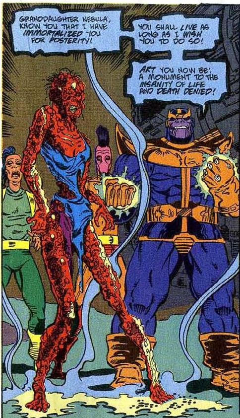 Trước khi về với đội Thanos, số phận v&agrave; diện mạo Nebula trong truyện tranh ra sao? - Ảnh 6.