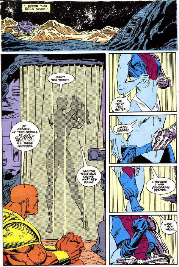 Trước khi về với đội Thanos, số phận v&agrave; diện mạo Nebula trong truyện tranh ra sao? - Ảnh 11.