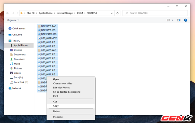 Copy nhanh h&igrave;nh từ iPhone sang m&aacute;y t&iacute;nh m&agrave; kh&ocirc;ng cần c&agrave;i th&ecirc;m phần mềm - Ảnh 6.