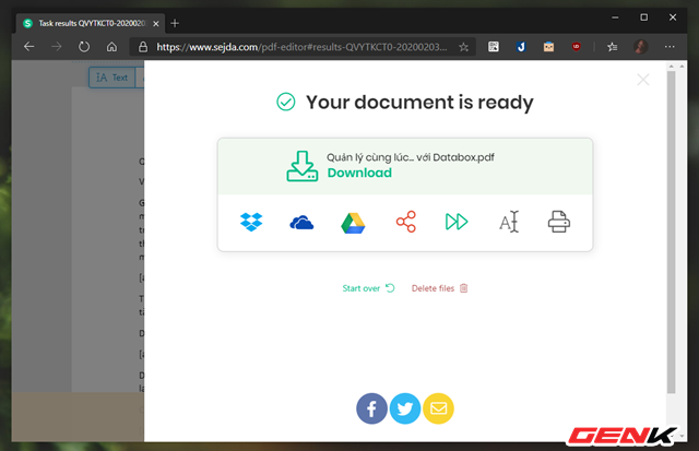 Bi&ecirc;n tập nhanh tập tin PDF kh&ocirc;ng cần đến phần mềm chuy&ecirc;n dụng - Ảnh 9.