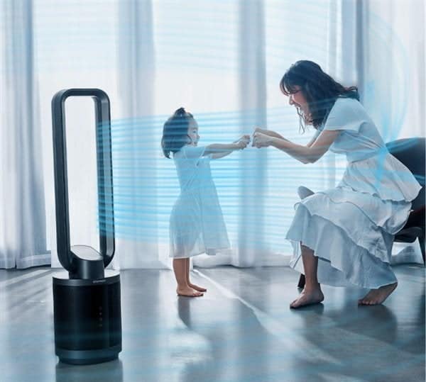 Xiaomi ra mắt quạt kh&ocirc;ng c&aacute;nh Daewoo F9 Bladeless, c&oacute; t&iacute;nh năng lọc kh&ocirc;ng kh&iacute;, gi&aacute; 140 USD  - Ảnh 1.