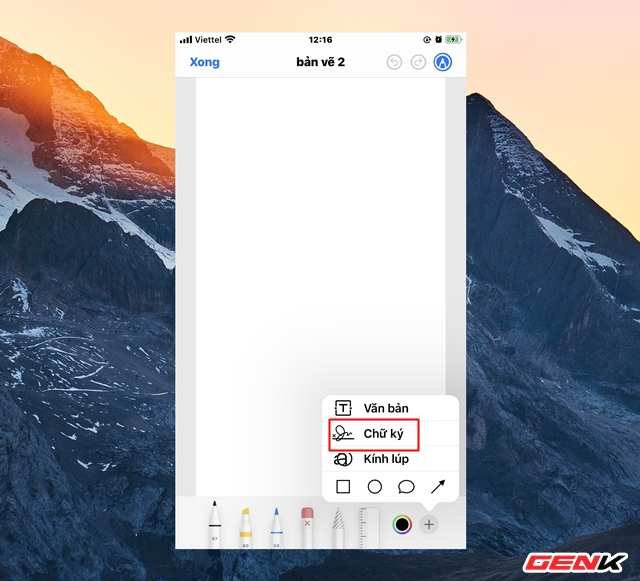 C&aacute;ch tạo chữ k&yacute; c&aacute; nh&acirc;n cực nhanh tr&ecirc;n iPhone để k&yacute; c&aacute;c giấy tờ khi cần thiết - Ảnh 5.