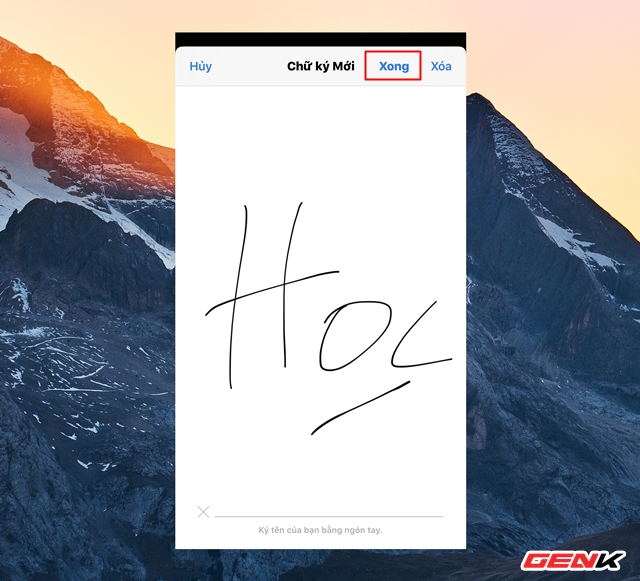 C&aacute;ch tạo chữ k&yacute; c&aacute; nh&acirc;n cực nhanh tr&ecirc;n iPhone để k&yacute; c&aacute;c giấy tờ khi cần thiết - Ảnh 7.
