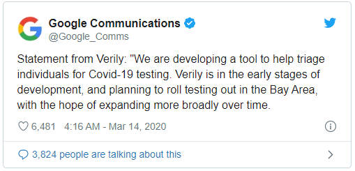 Đến Google cũng bất ngờ khi nghe TT Trump tuyên bố đang nhờ Google làm website chống virus corona - Ảnh 2. Đến Google cũng bất ngờ khi nghe TT Trump tuyên bố đang nhờ Google làm website chống virus corona - Ảnh 2.