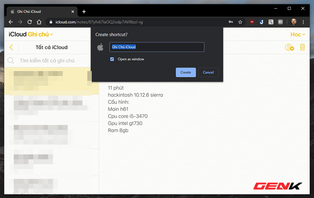C&aacute;ch c&agrave;i đặt v&agrave; sử dụng ứng dụng Notes của Apple tr&ecirc;n Windows 10 - Ảnh 5.