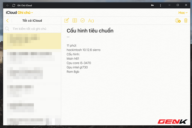 C&aacute;ch c&agrave;i đặt v&agrave; sử dụng ứng dụng Notes của Apple tr&ecirc;n Windows 10 - Ảnh 7.