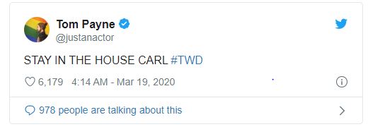 Sao The Walking Dead so sánh Covid-19 khủng khiếp chẳng khác gì đại dịch zombie trong phim - Ảnh 3. Sao The Walking Dead so sánh Covid-19 khủng khiếp chẳng khác gì đại dịch zombie trong phim - Ảnh 3.