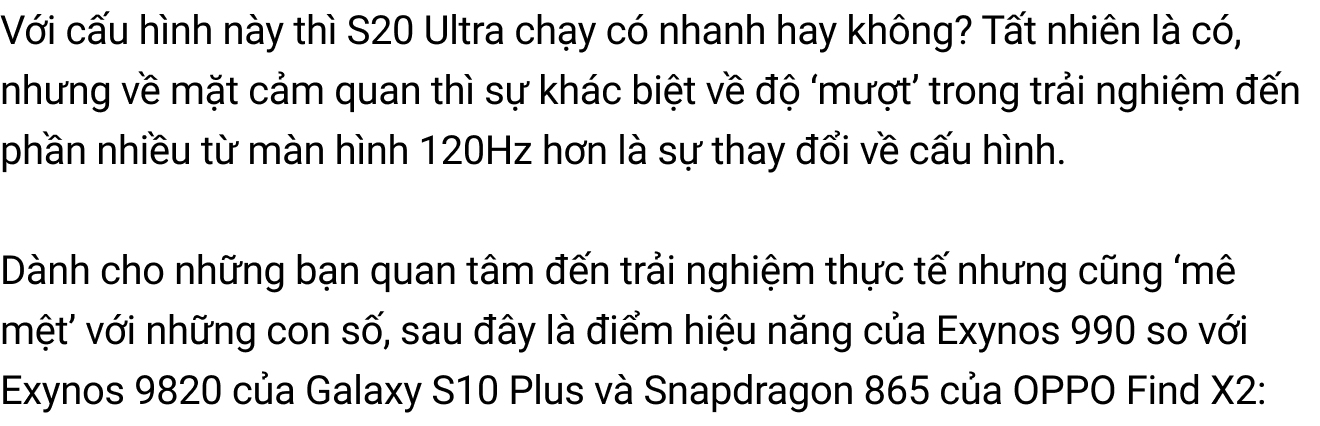 Đ&aacute;nh gi&aacute; chi tiết Samsung Galaxy S20 Ultra: C&acirc;u chuyện của những con số vượt giới hạn - Ảnh 18.