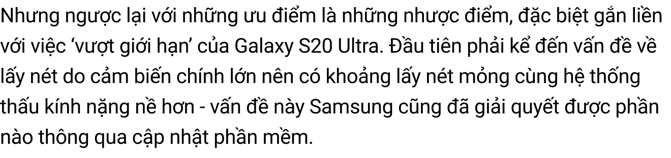 Đ&aacute;nh gi&aacute; chi tiết Samsung Galaxy S20 Ultra: C&acirc;u chuyện của những con số vượt giới hạn - Ảnh 28.