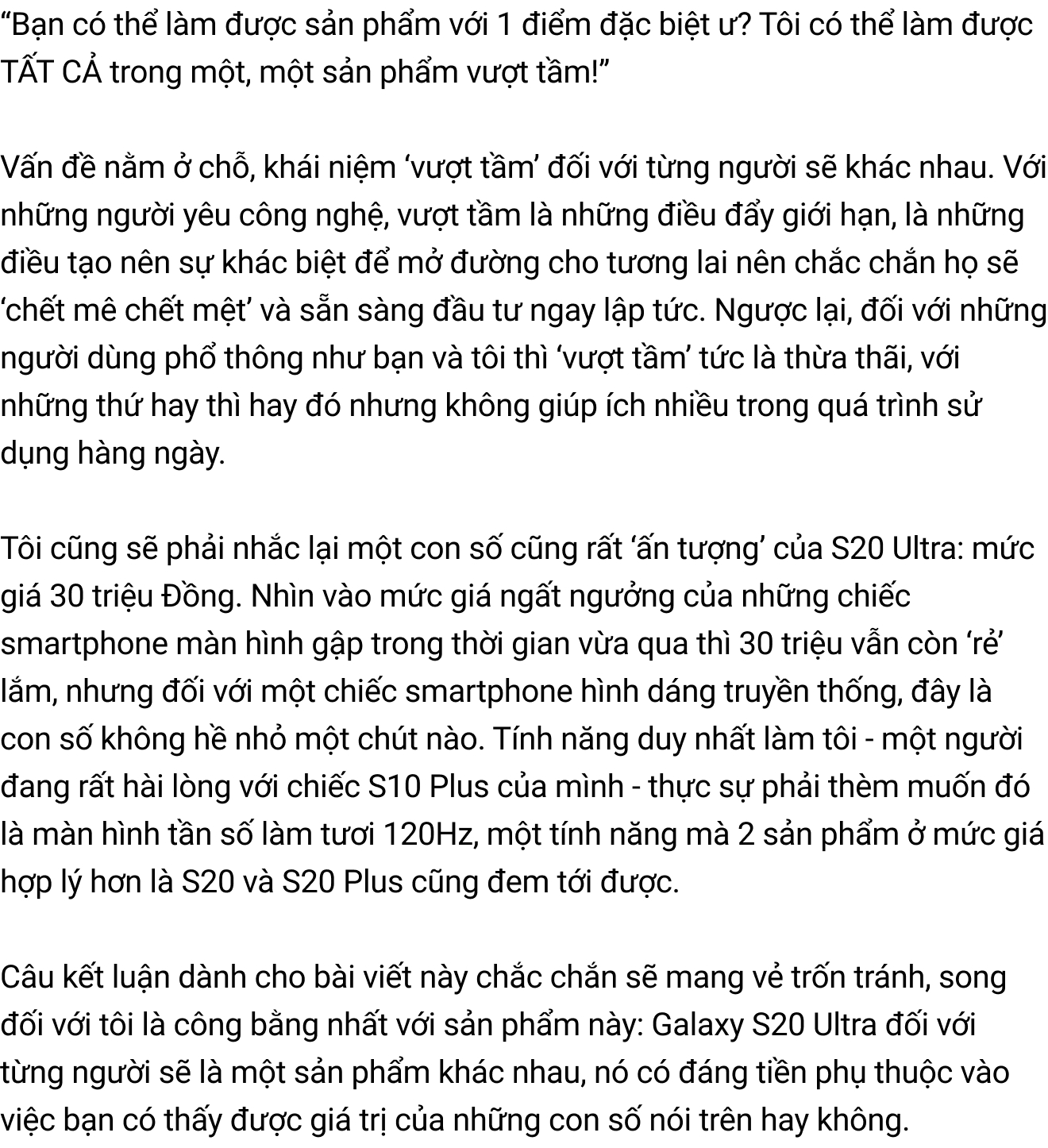 Đ&aacute;nh gi&aacute; chi tiết Samsung Galaxy S20 Ultra: C&acirc;u chuyện của những con số vượt giới hạn - Ảnh 33.