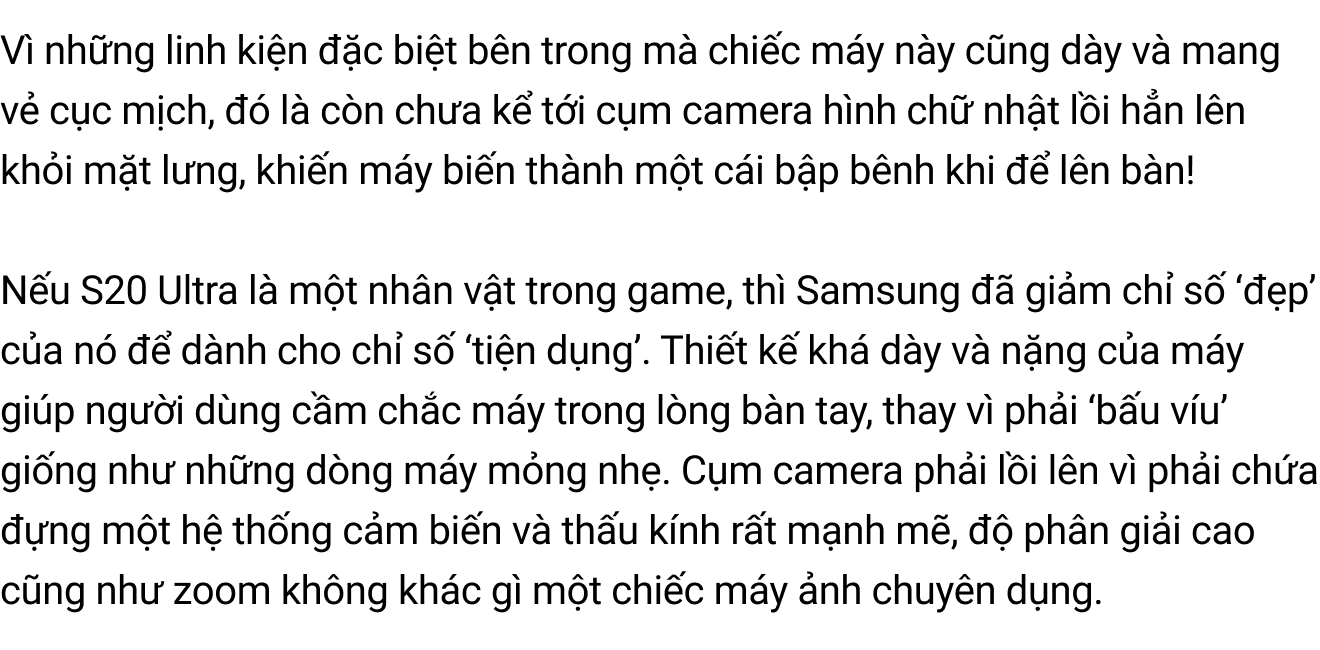 Đ&aacute;nh gi&aacute; chi tiết Samsung Galaxy S20 Ultra: C&acirc;u chuyện của những con số vượt giới hạn - Ảnh 4.