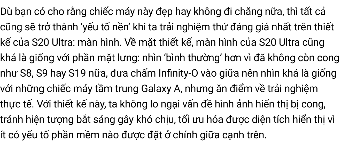 Đ&aacute;nh gi&aacute; chi tiết Samsung Galaxy S20 Ultra: C&acirc;u chuyện của những con số vượt giới hạn - Ảnh 6.