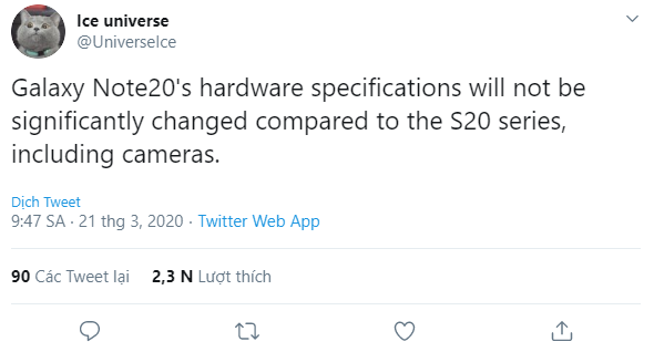 Samsung có thể khiến rất nhiều người dùng thất vọng vì Galaxy Note 20 - Ảnh 2. Samsung có thể khiến rất nhiều người dùng thất vọng vì Galaxy Note 20 - Ảnh 2.