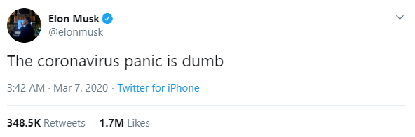 Nhanh như Elon Musk: mới ng&agrave;y n&agrave;o c&ograve;n khinh thường Covid-19, nay đ&atilde; trở th&agrave;nh nh&acirc;n vật chống dịch rất tận t&acirc;m - Ảnh 1.