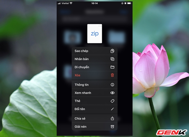 N&eacute;n v&agrave; xả n&eacute;n dữ liệu trực tiếp tr&ecirc;n iPhone để giảm dung lượng lưu trữ dữ liệu - Ảnh 8.