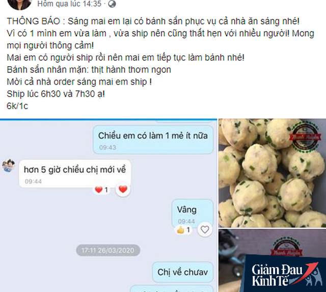 Người người chuyển hướng kinh doanh để có thể kiếm thêm thu nhập trong đại dịch Covid-19: Dịch vụ ăn uống, bán hàng online lên ngôi - Ảnh 3. Người người chuyển hướng kinh doanh để có thể kiếm thêm thu nhập trong đại dịch Covid-19: Dịch vụ ăn uống, bán hàng online lên ngôi - Ảnh 3.