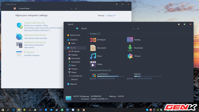 Thay &aacute;o Windows 10 bằng bộ giao diện nền tối tuyệt đẹp theo chuẩn phong c&aacute;ch macOS - Ảnh 1.