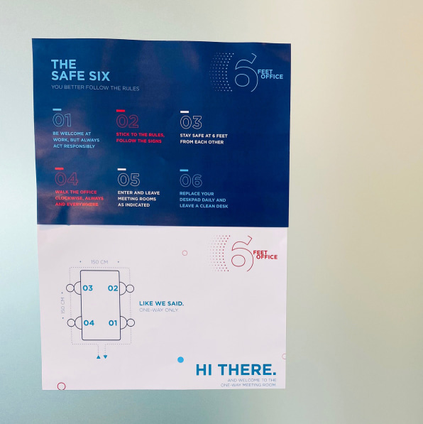 M&ocirc; h&igrave;nh c&ocirc;ng sở hậu COVID-19: Nh&acirc;n vi&ecirc;n lu&ocirc;n c&aacute;ch nhau 2 m&eacute;t, thực h&agrave;nh chỉ dẫn chống l&acirc;y nhiễm ch&eacute;o như trong bệnh viện - Ảnh 5.