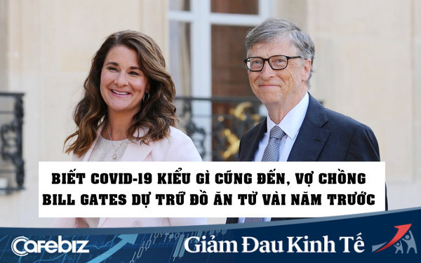  Vợ chồng Bill Gates đ&atilde; t&iacute;ch trữ thực phẩm trong tầng hầm từ nhiều năm trước, v&igrave; đo&aacute;n biết đại dịch như Covid-19 kiểu g&igrave; cũng xảy ra  - Ảnh 1.
