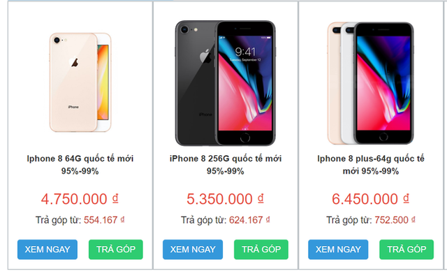 iPhone 7 và iPhone 8 vẫn tiếp tục rớt giá, về ngang với điện thoại bình dân - Ảnh 1. iPhone 7 và iPhone 8 vẫn tiếp tục rớt giá, về ngang với điện thoại bình dân - Ảnh 1.