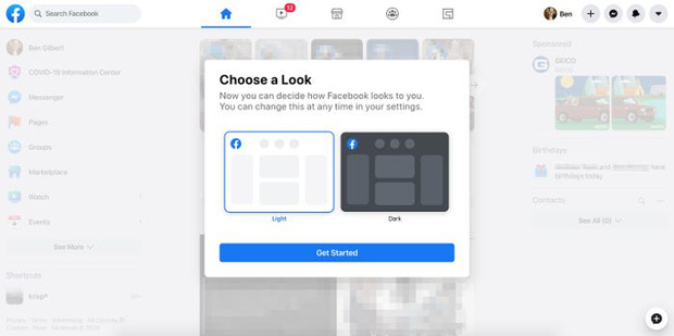 Facebook web update giao diện đen s&igrave; cho tất cả người d&ugrave;ng Việt Nam, bạn đ&atilde; biết c&aacute;ch đổi ngay chưa? - Ảnh 2.
