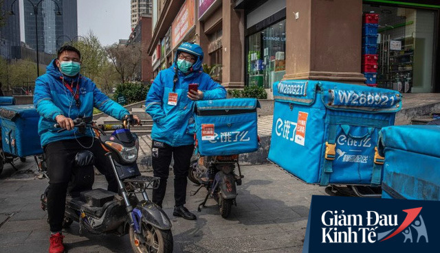 Đội qu&acirc;n shipper nu&ocirc;i sống h&agrave;ng triệu người Trung Quốc m&ugrave;a Covid-19 - Ảnh 1.