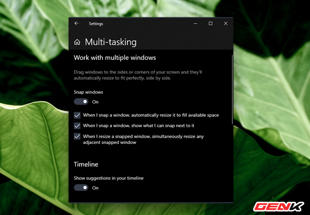 Windows 10 cũng có chức năng chia màn hình như trên macOS, thậm chí là đa năng hơn - Ảnh 4. Windows 10 cũng có chức năng chia màn hình như trên macOS, thậm chí là đa năng hơn - Ảnh 4.