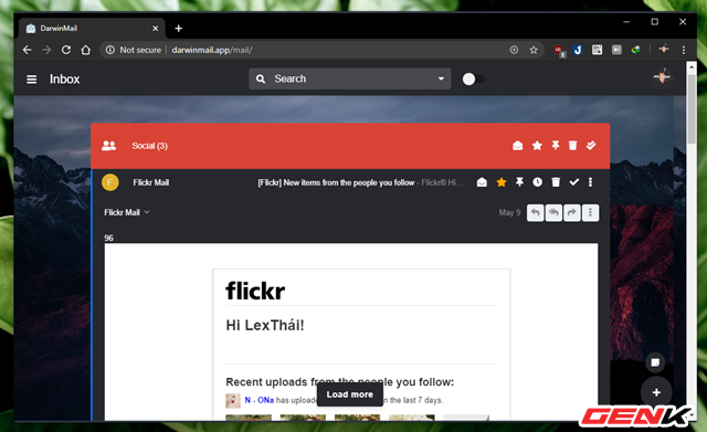 Khoác “áo” mới cho Gmail với bộ giao diện cực đẹp đến từ Darwin Mail - Ảnh 7. Khoác “áo” mới cho Gmail với bộ giao diện cực đẹp đến từ Darwin Mail - Ảnh 7.