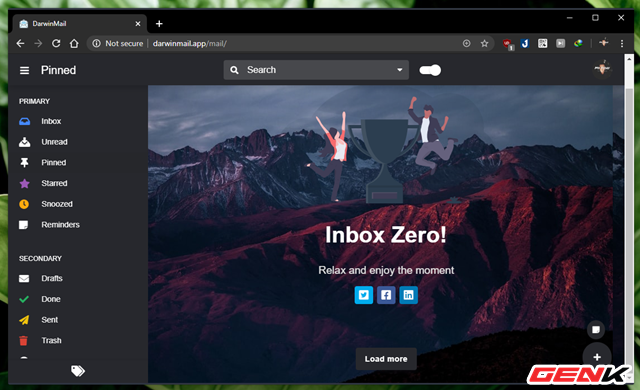 Khoác “áo” mới cho Gmail với bộ giao diện cực đẹp đến từ Darwin Mail - Ảnh 9. Khoác “áo” mới cho Gmail với bộ giao diện cực đẹp đến từ Darwin Mail - Ảnh 9.