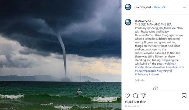 Bức ảnh &Ocirc;ng gi&agrave; v&agrave; biển cả phi&ecirc;n bản Việt lọt top 1 ảnh về c&acirc;u chuyện đại dương do National Geographic b&igrave;nh chọn v&agrave; chia sẻ đầu ti&ecirc;n của ch&iacute;nh t&aacute;c giả - Ảnh 4.