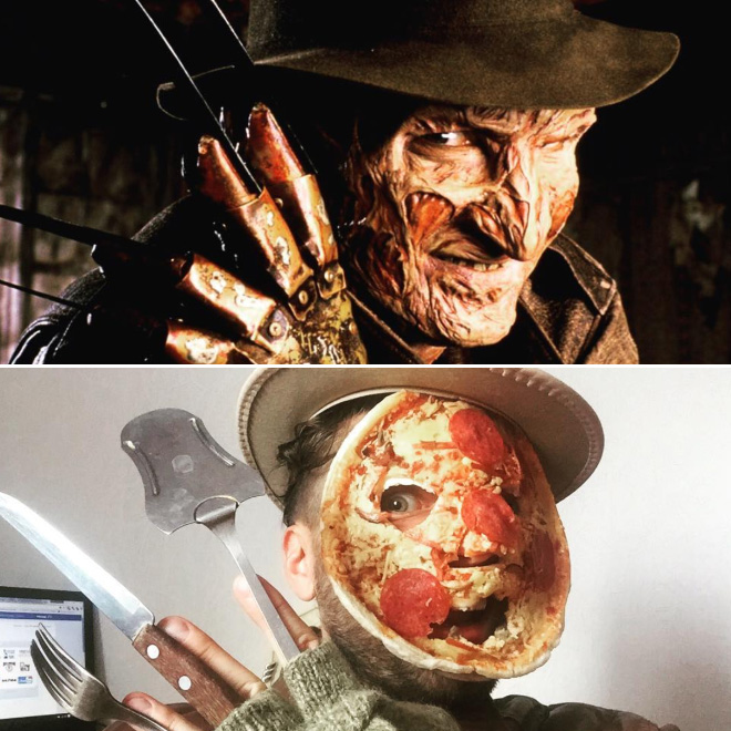 [Ch&ugrave;m ảnh vui] Chết cười với c&aacute;c &ldquo;th&aacute;nh cosplay gi&aacute; rẻ&rdquo; tận dụng mọi đồ vật trong nh&agrave; để m&ocirc; phỏng lại những cảnh phim bom tấn - Ảnh 18.