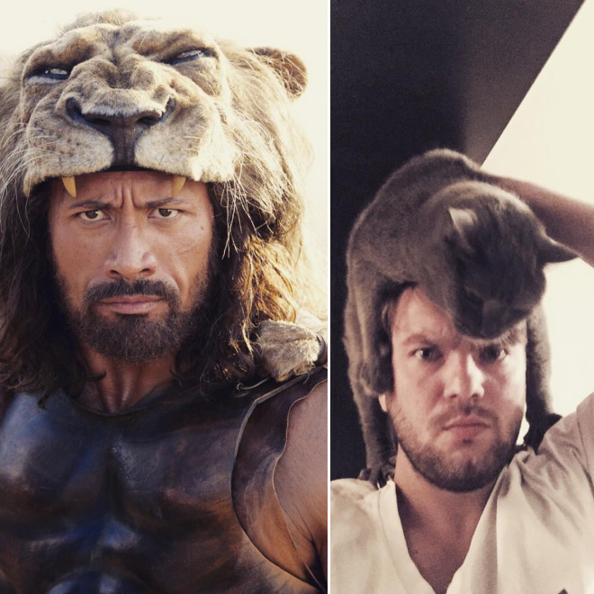 [Ch&ugrave;m ảnh vui] Chết cười với c&aacute;c &ldquo;th&aacute;nh cosplay gi&aacute; rẻ&rdquo; tận dụng mọi đồ vật trong nh&agrave; để m&ocirc; phỏng lại những cảnh phim bom tấn - Ảnh 20.