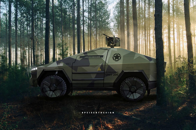  Cybertruck của Tesla c&oacute; thể được chuyển đổi th&agrave;nh xe tăng bọc th&eacute;p - Ảnh 1.