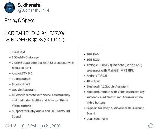 Xiaomi Mi TV Stick lộ toàn bộ thông số và giá bán - Ảnh 2. Xiaomi Mi TV Stick lộ toàn bộ thông số và giá bán - Ảnh 2.