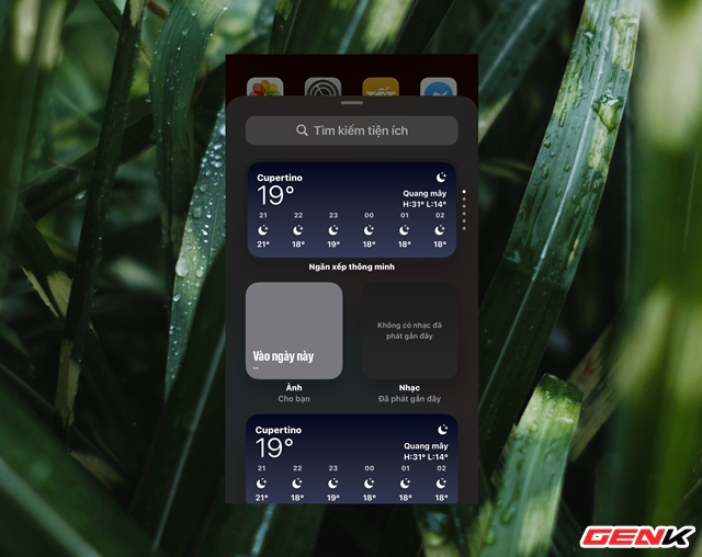 iOS 14: Cách thêm và tùy biến Widget ở màn hình Homescreen - Ảnh 3. iOS 14: Cách thêm và tùy biến Widget ở màn hình Homescreen - Ảnh 3.