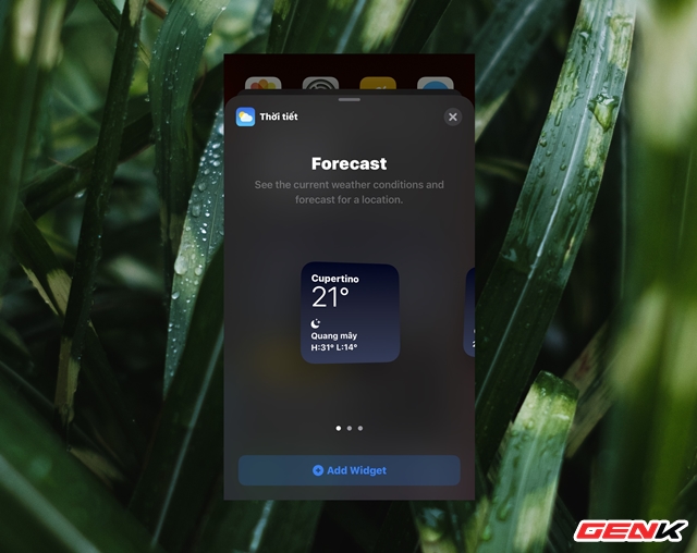 iOS 14: Cách thêm và tùy biến Widget ở màn hình Homescreen - Ảnh 4. iOS 14: Cách thêm và tùy biến Widget ở màn hình Homescreen - Ảnh 4.