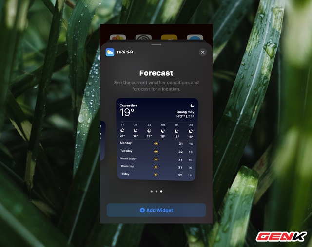 iOS 14: Cách thêm và tùy biến Widget ở màn hình Homescreen - Ảnh 6. iOS 14: Cách thêm và tùy biến Widget ở màn hình Homescreen - Ảnh 6.