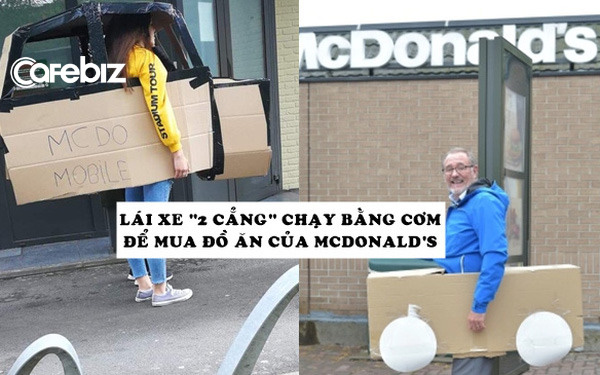  McDonald&rsquo;s chỉ phục vụ kh&aacute;ch đi &ocirc; t&ocirc; trong m&ugrave;a dịch, người người thi nhau l&aacute;i xe rởm xếp h&agrave;ng để mua đồ ăn  - Ảnh 1.