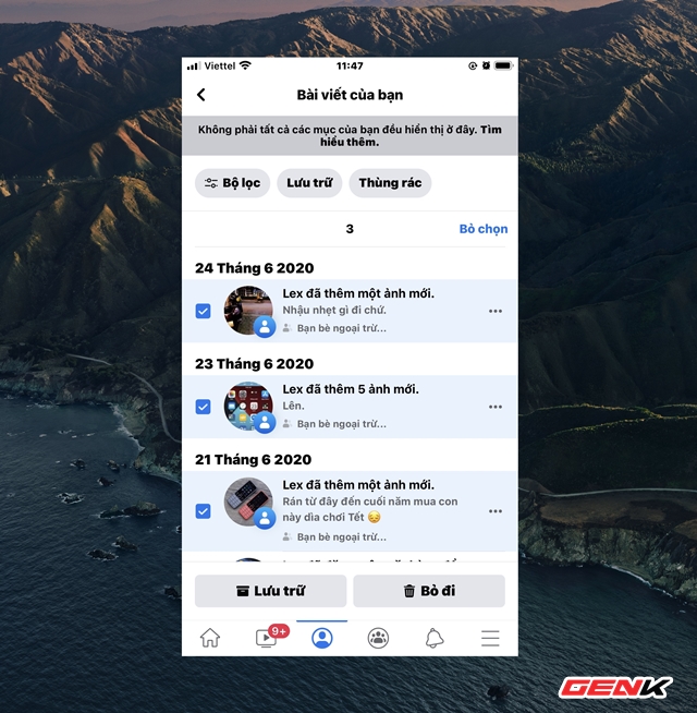 Với n&acirc;ng cấp mới n&agrave;y, thao t&aacute;c x&oacute;a b&agrave;i viết h&agrave;ng loạt tr&ecirc;n Facebook sẽ trở n&ecirc;n đơn giản hơn - Ảnh 9.