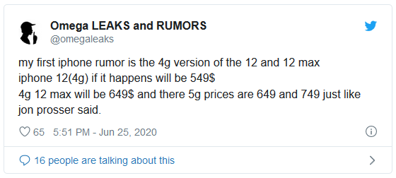 iPhone 12 có cả phiên bản 4G LTE, dùng màn LCD, giá rẻ hơn hẳn iPhone 11 - Ảnh 1. iPhone 12 có cả phiên bản 4G LTE, dùng màn LCD, giá rẻ hơn hẳn iPhone 11 - Ảnh 1.