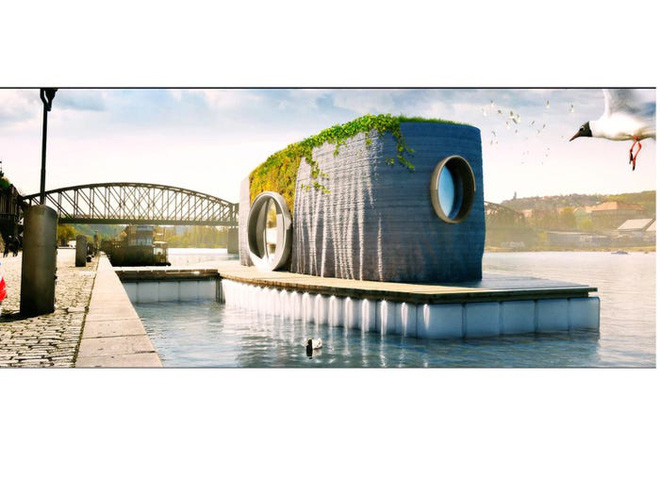  Căn nh&agrave; nổi n&agrave;y c&oacute; thể được in 3D trong 48 giờ v&agrave; được thiết kế để tồn tại 100 năm - Ảnh 12.