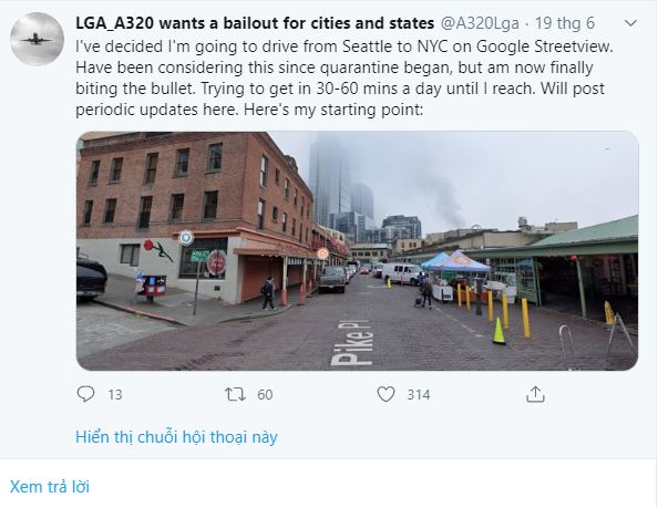 Cậu sinh vi&ecirc;n ngồi y&ecirc;n tại nh&agrave; m&agrave; vẫn c&oacute; thể đi phượt quanh nước Mỹ nhờ Google Street View - Ảnh 1.