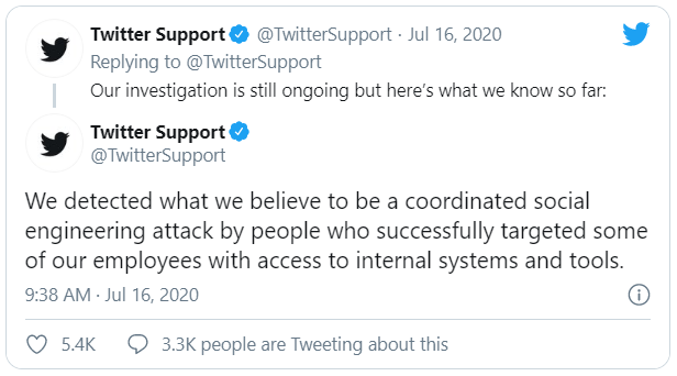 Có thể chính nhân viên của Twitter hoặc công cụ của Twitter đã tham gia vào vụ hack lịch sử vừa xảy ra - Ảnh 1. Có thể chính nhân viên của Twitter hoặc công cụ của Twitter đã tham gia vào vụ hack lịch sử vừa xảy ra - Ảnh 1.