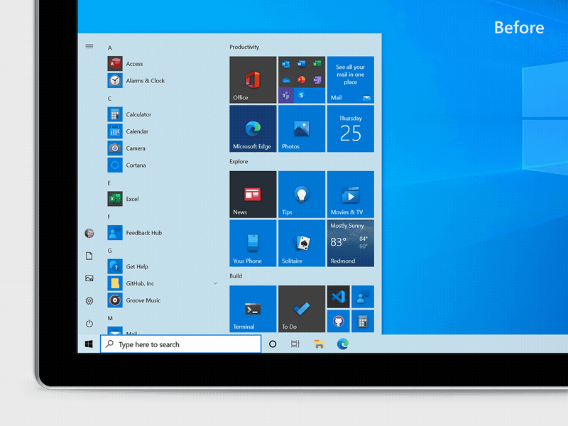 Microsoft ra mắt giao diện thiết kế mới của Start Menu, th&ecirc;m t&iacute;nh năng cho tổ hợp ph&iacute;m Alt-Tab - Ảnh 2.